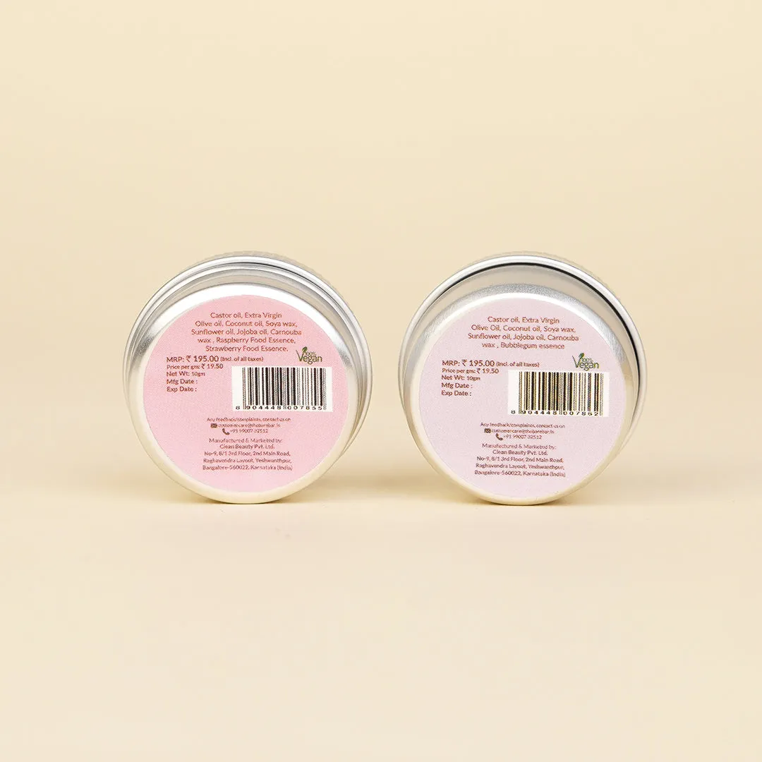 Berry Blast & Bubble Gum Lip Balm Set