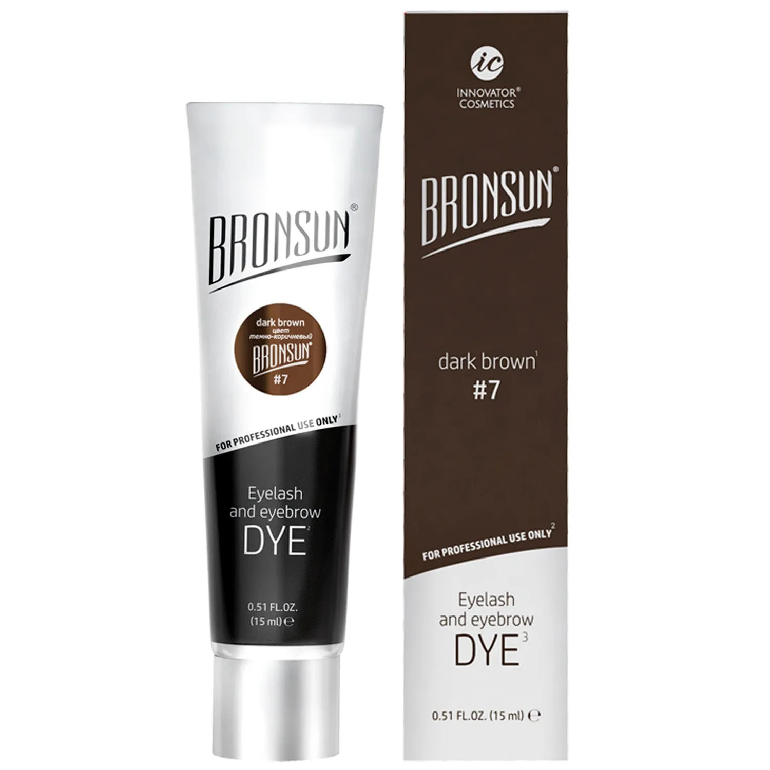 Bronsun Brow and Lash Dye - Dark Brown