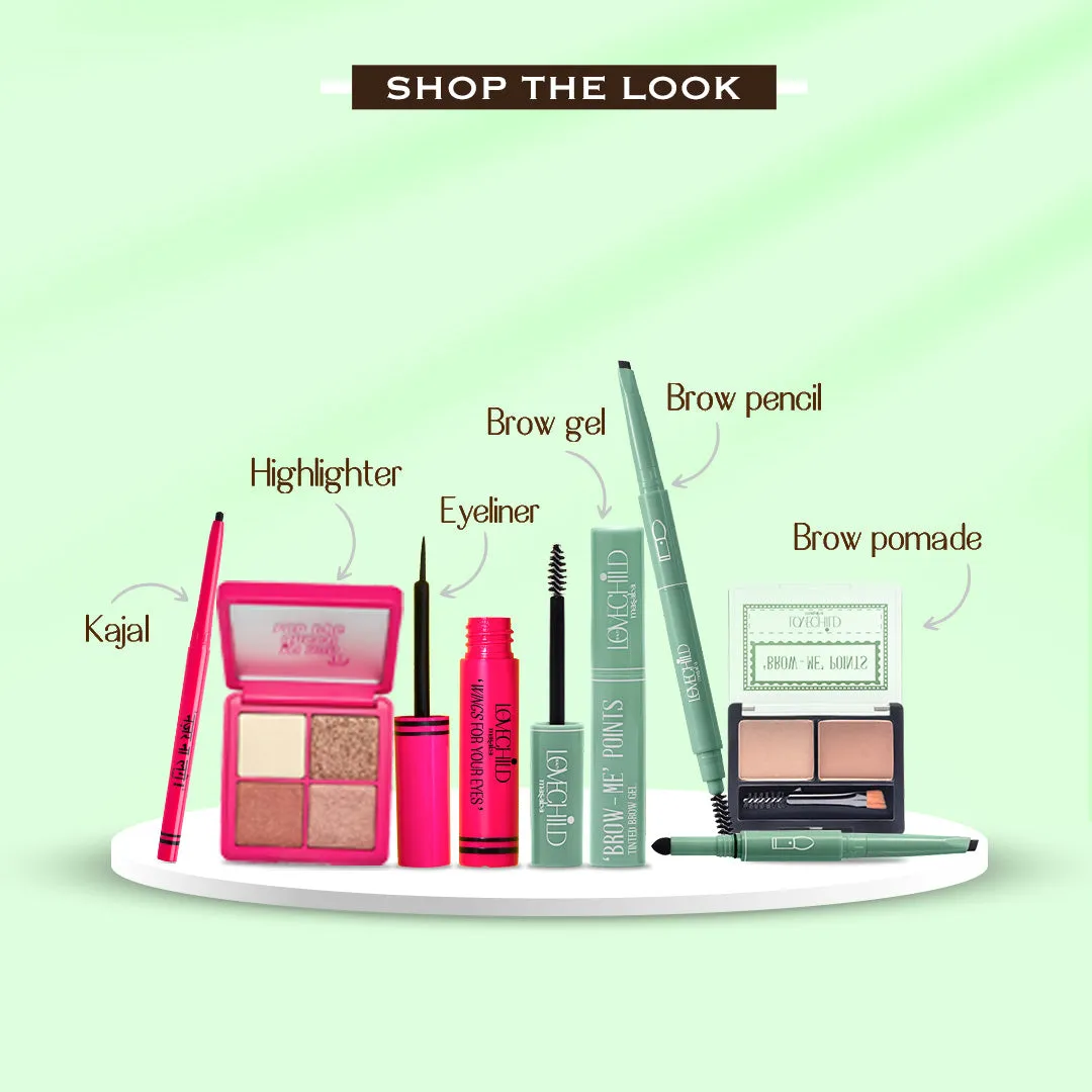 Brown Brew- Brow Me Points - Tinted Brow Gel  (Brown) Water-proof