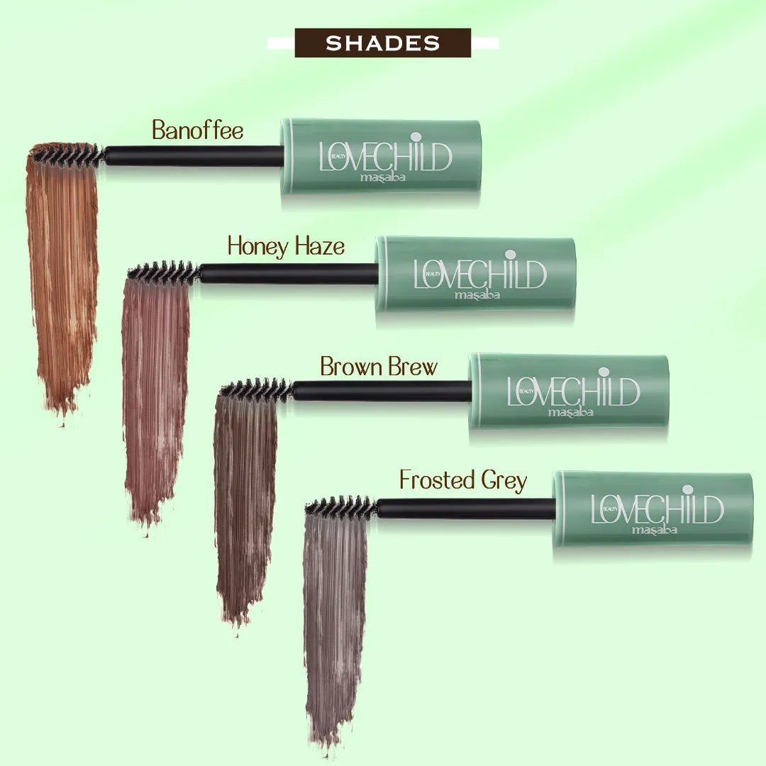 Brown Brew- Brow Me Points - Tinted Brow Gel  (Brown) Water-proof