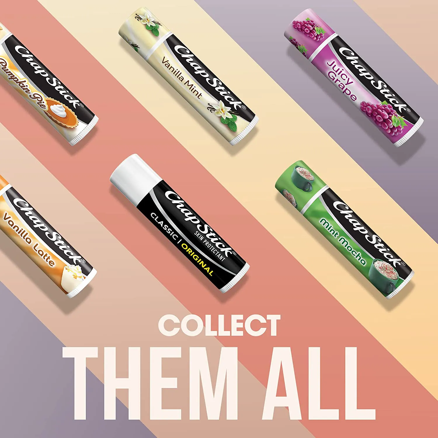 Chapstick Classic Cherry Lip Balm Tube, Flavored Lip Balm for Lip Care on Chafed, Chapped or Cracked Lips - 0.15 Oz (Pack of 12)