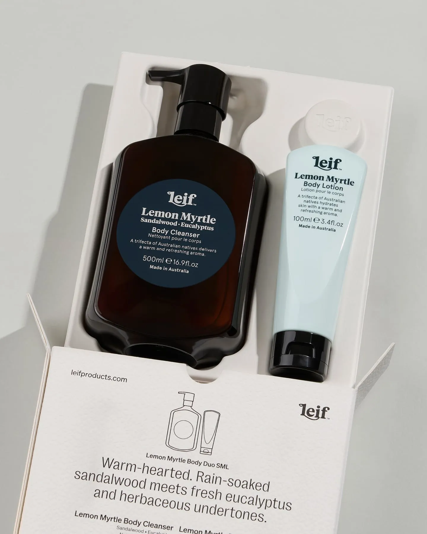Holiday Lemon Myrtle Body Duo Sml
