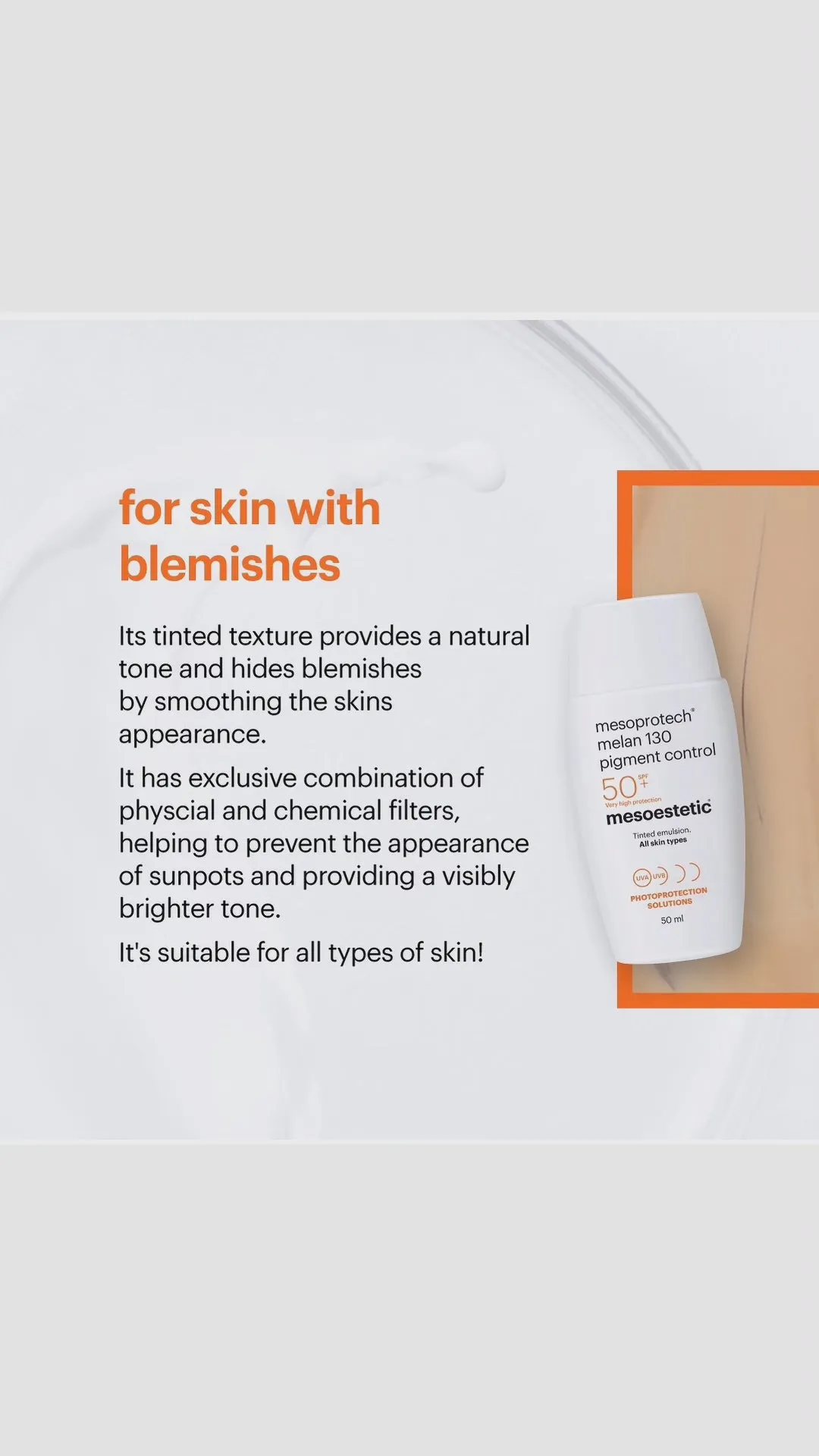 Mesoestetic Mesoprotech Melan 130 Pigment Control Sun Protection