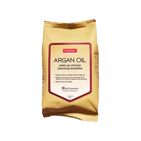 Purederm Argan Oil Make-Up Remover Cleansing Towelettes-  ADS630